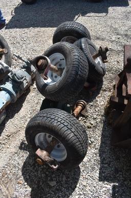 GEAR BOX W/ 4 TIRES