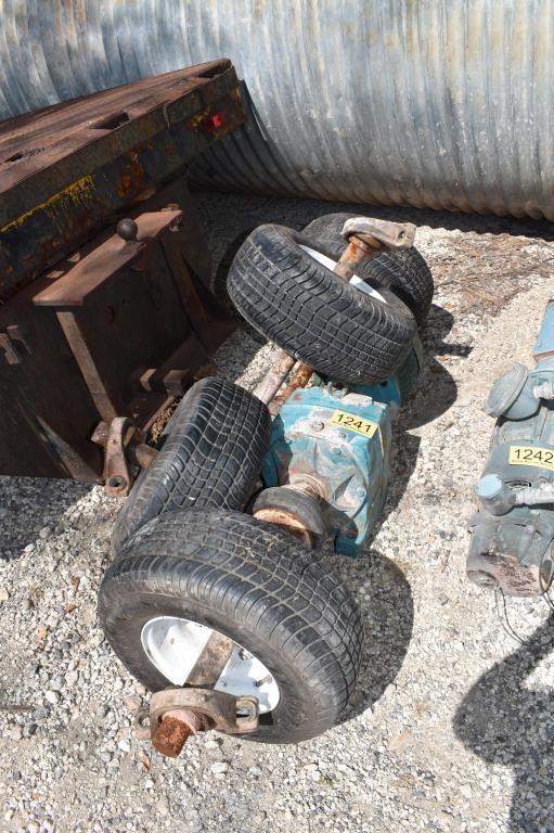 GEAR BOX W/ 4 TIRES