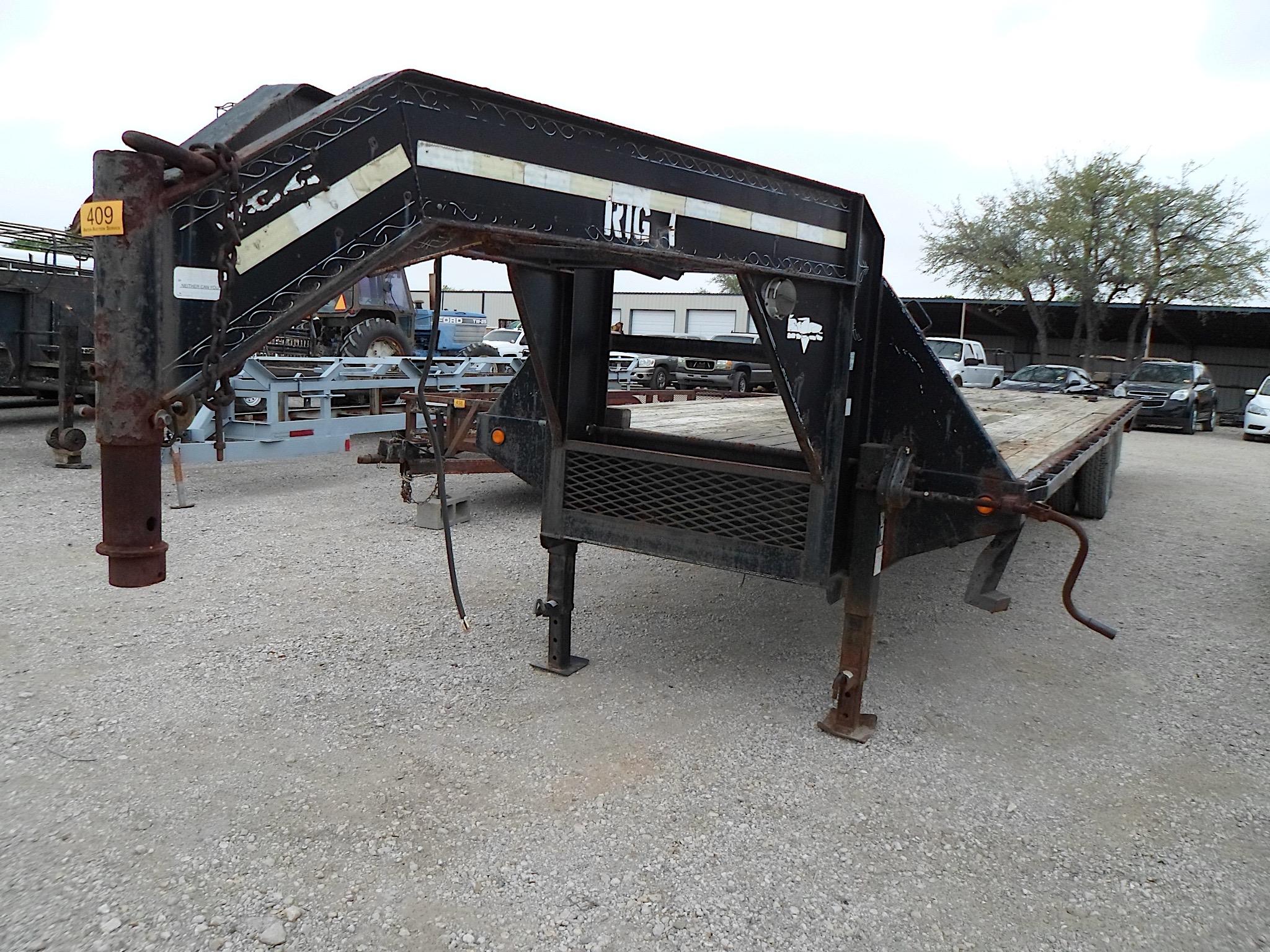 2006 PJ 32' GOOSENECK TANDEM DUAL TRAILER (VIN # 4P5GN322361080886) (TITLE ON HAND AND WILL BE MAILE