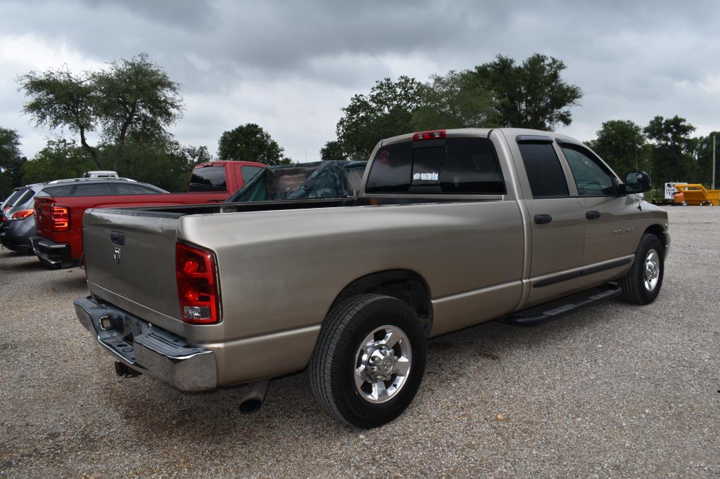 2005 DODGE 2500 DIESEL PICKUP (VIN # 3D7KR28C25G760240) (SHOWING APPX 333,486 MILES, UP TO THE BUYER