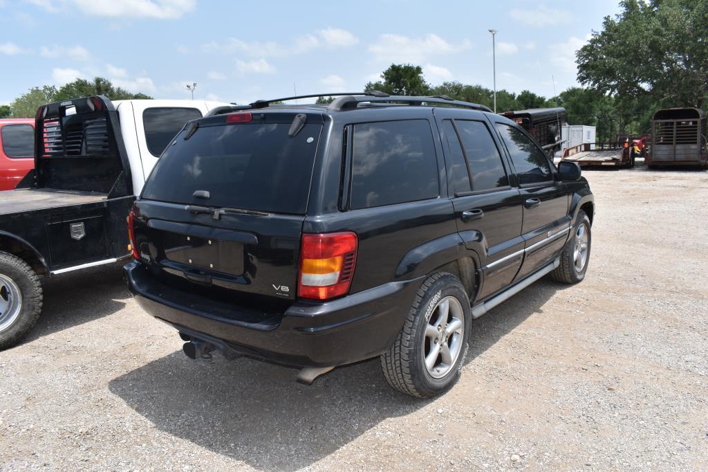 2004 JEEP GRAND CHEROKEE (VIN # 1J8GW68JX4C345790) (SHOWING APPX 174,077 MILES, UP TO THE BUYER TO D