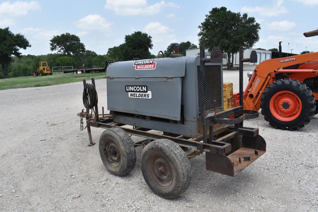 LINCOLN SA250 WELDER (NOT RUNNING) (SERIAL # TMD27461240012272) (SHOWING APPX 6,748 HOURS, UP TO THE