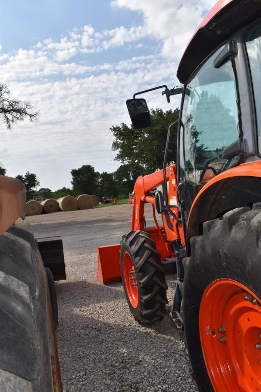 KUBOTA MS-111 TRACTOR W/ KUBOTA M8595 LOADER (SERIAL # 52039) (SHOWING APPX 1,098 HOURS, UP TO THE B