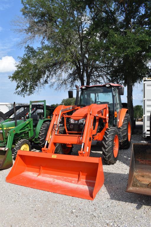 KUBOTA MS-111 TRACTOR W/ KUBOTA M8595 LOADER (SERIAL # 52039) (SHOWING APPX 1,098 HOURS, UP TO THE B