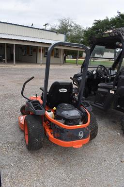 KUBOTA ZG142E ZERO TURN MOWER (SERIAL # 12077) (NOT RUNNING) (SHOWING APPX 227 HOURS, UP TO THE BUYE