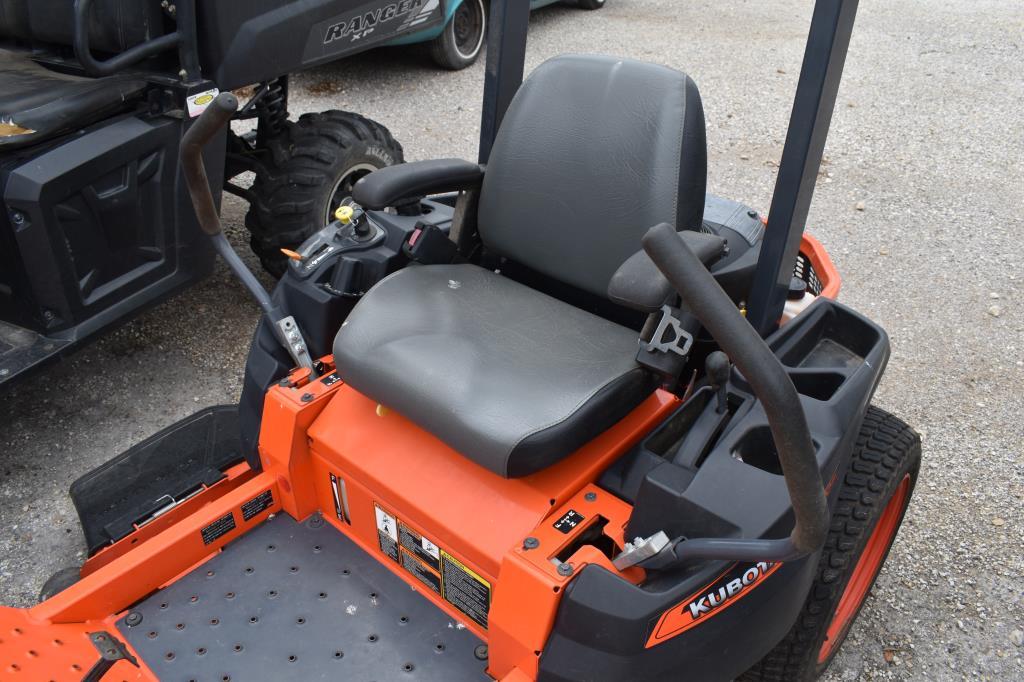 KUBOTA ZG142E ZERO TURN MOWER (SERIAL # 12077) (NOT RUNNING) (SHOWING APPX 227 HOURS, UP TO THE BUYE