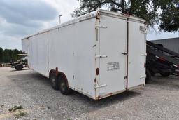 2004 26' CM GOOSENECK CARGO TRAILER 26' FLOOR 7' NOSE 8' WIDE (VIN # 49TCG262141068437) (TITLE ON HA