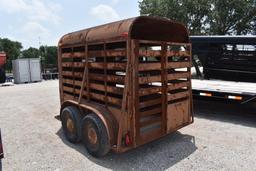 FELPS 10' CATTLE TRAILER (PLATE # 3-20439)