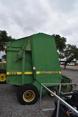 JD 566 ROUND BALER W/ MONITOR