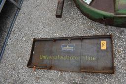 SKID STEER WELD PLATE