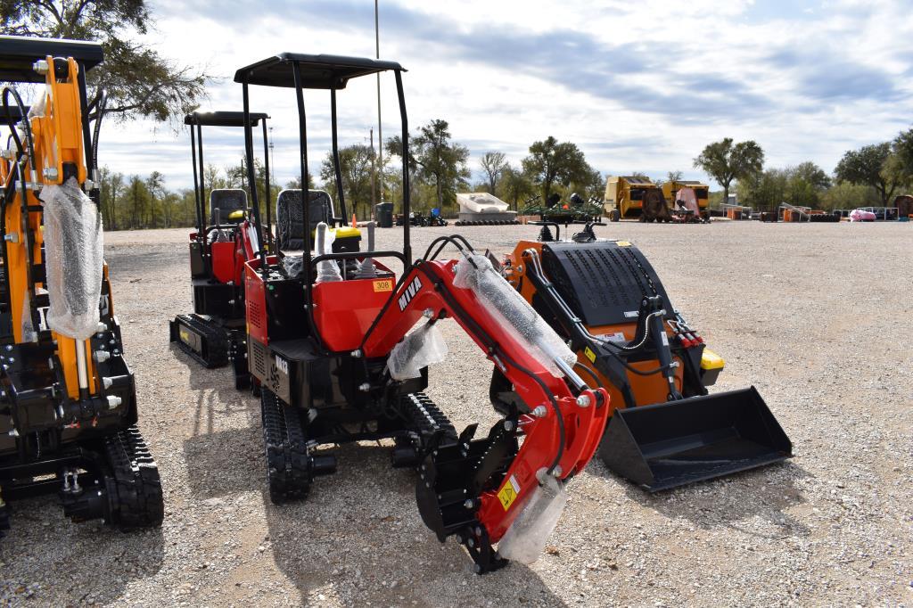 MIVA VA13 MINI EXCAVATOR (SERIAL # VA132409233)