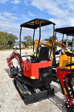MIVA VA13 MINI EXCAVATOR (SERIAL # VA132409233)