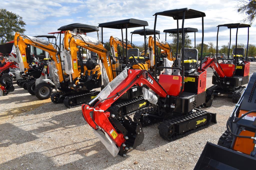 MIVA VA13 MINI EXCAVATOR (SERIAL # VA132409233)