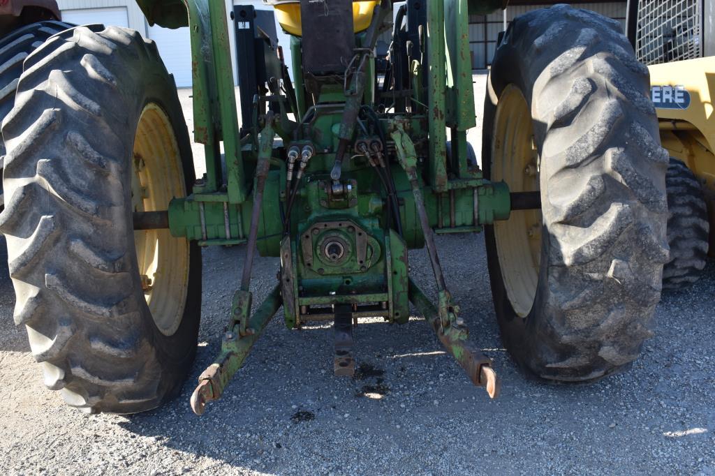 JD 2940 TRACTOR W/ BUSH HOG 2846QT LOADER (SERIAL # 378605) (UNKNOWN HOURS)