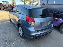 2003 TOYOTA MATRIX (VIN # 2T1KR32E43C062424) (SHOWING APPX 194,631 MILES, UP TO THE BUYER TO DO THEI