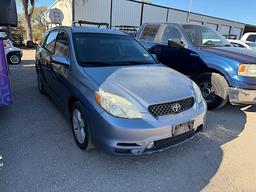 2003 TOYOTA MATRIX (VIN # 2T1KR32E43C062424) (SHOWING APPX 194,631 MILES, UP TO THE BUYER TO DO THEI