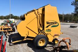 VERMEER 605 SUPER M ROUND BALER (5,968 BALES) W/ MONITOR (MONITOR IN THE OFFICE)