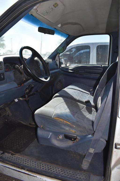 1999 FORD F250 SUPER DUTY XLT PICKUP (VIN # 1FTNW21S3XEA70377) (SHOWING APPX 261,143 MILES,  UP TO T