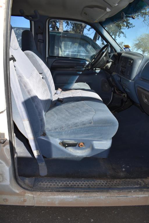 1999 FORD F250 SUPER DUTY XLT PICKUP (VIN # 1FTNW21S3XEA70377) (SHOWING APPX 261,143 MILES,  UP TO T