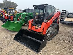 KUBOTA SVL 75-2 SKID LOADER (SERIAL # 1039089) (SHOWING APPX 1,595 HOURS, UP TO THE BUYER TO DO THEI