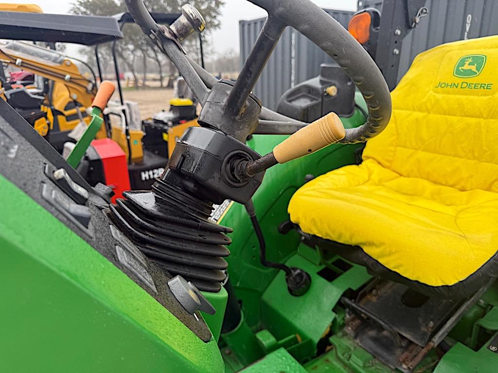 JD 5055E TRACTOR W/ JD H240 LOADER (SERIAL # 1PY5055ELFY110871) (SHOWING APPX 762 HOURS, UP TO THE B
