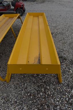 10' METAL FEED TROUGH
