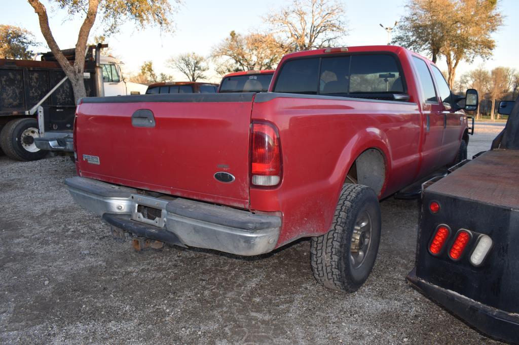 1999 FORD F350 V10 PICKUP (VIN # 1FTSW31S9XED14560) (SHOWING APPX 211,419 MILES, UP TO THE BUYER TO
