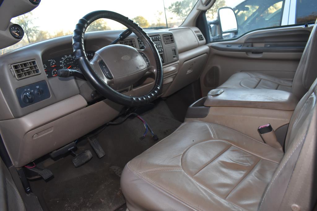 1999 FORD F350 V10 PICKUP (VIN # 1FTSW31S9XED14560) (SHOWING APPX 211,419 MILES, UP TO THE BUYER TO