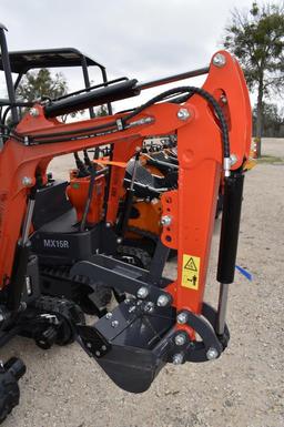 AGT MX15R MINI EXCAVATOR (SERIAL # MX15R2024J0000280) (K)