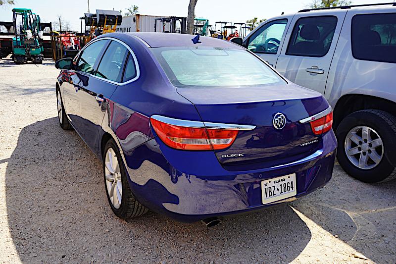 2013 BUICK VERANO CAR (NOT RUNNING) (VIN # 1G4PS5SK8D4101849) (SHOWING APPX 134,956 MILES, UP TO THE