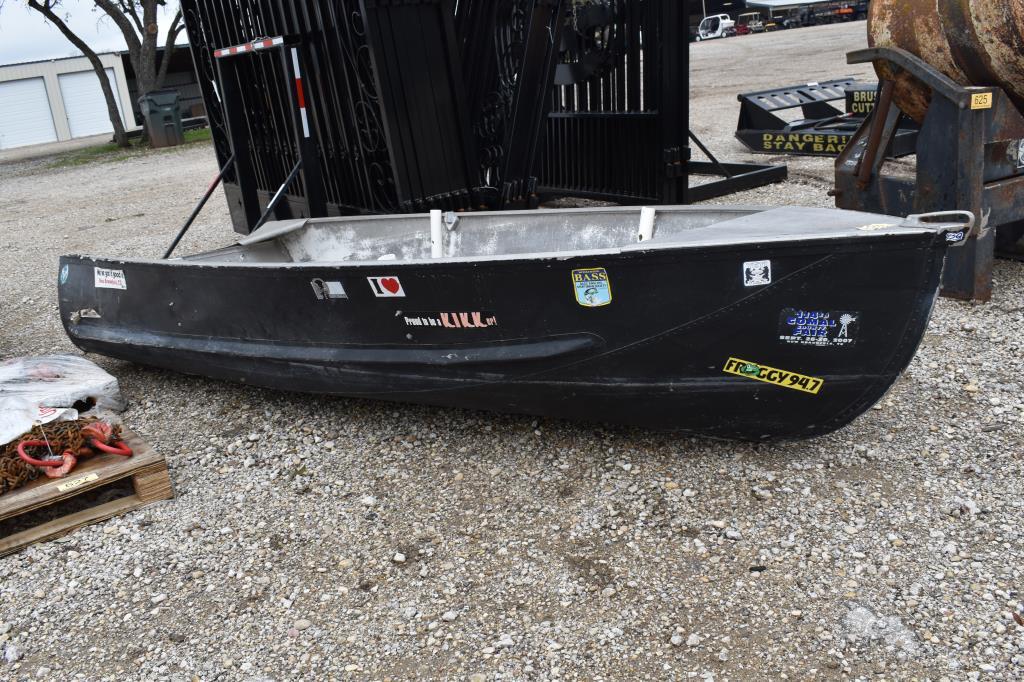 12' ALUMINUM BOAT (STOCK POND USE ONLY - NO PAPERWORK)