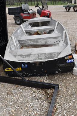 12' ALUMINUM BOAT (STOCK POND USE ONLY - NO PAPERWORK)