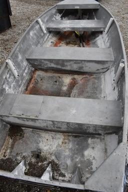 12' ALUMINUM BOAT (STOCK POND USE ONLY - NO PAPERWORK)