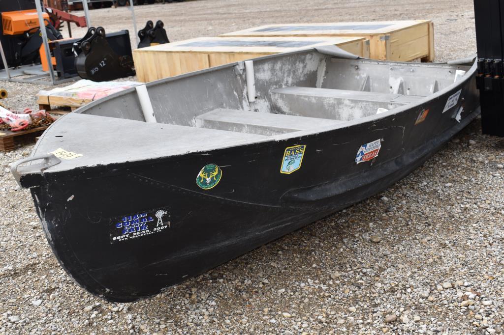 12' ALUMINUM BOAT (STOCK POND USE ONLY - NO PAPERWORK)