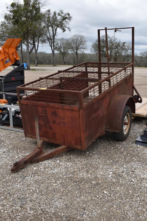 HOG TRAP TRAILER (PLATE # GFSY69) (REGISTRATION RECEIPT ON HAND AND WILL BE MAILED CERTIFIED WITHIN