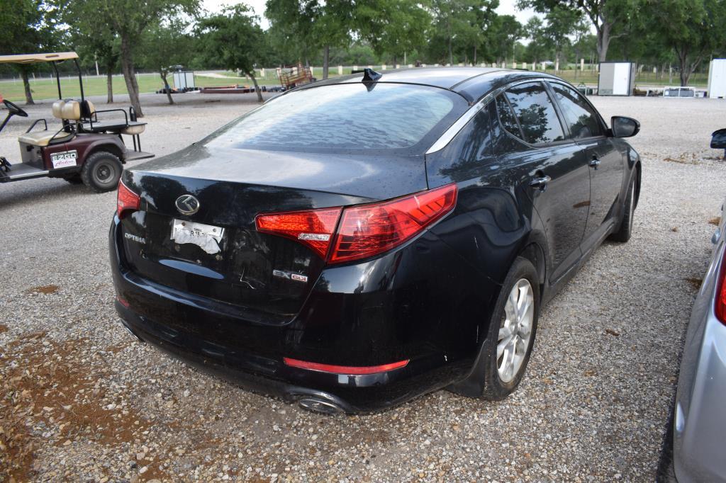 2012 KIA OPTIMA EX CAR (NOT RUNNING) (SALVAGE) (VIN # 5XXGN4A72CG049299) (UNKNOWN MILES) (SALVAGE TI