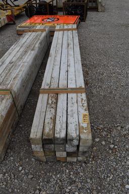 20 - 4" X 4" X 10' TREATED BOARDS