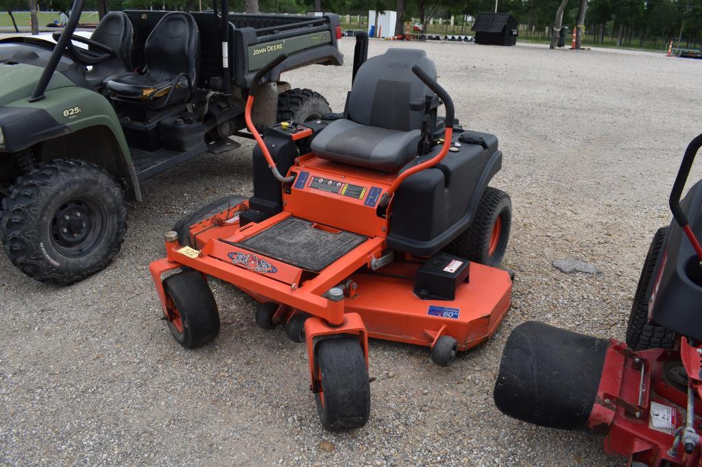BAD BOY PRO SERIES 60" ZERO TURN MOWER (NOT RUNNING) (SERIAL # BBZ6027K005121943) (SHOWING APPX 677