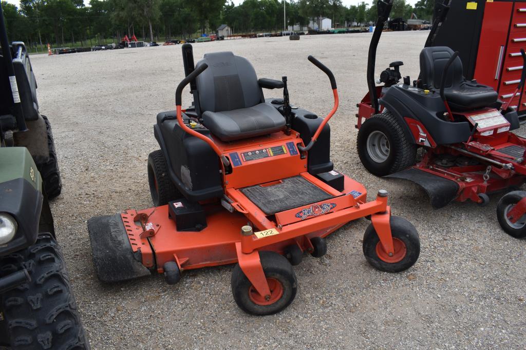 BAD BOY PRO SERIES 60" ZERO TURN MOWER (NOT RUNNING) (SERIAL # BBZ6027K005121943) (SHOWING APPX 677