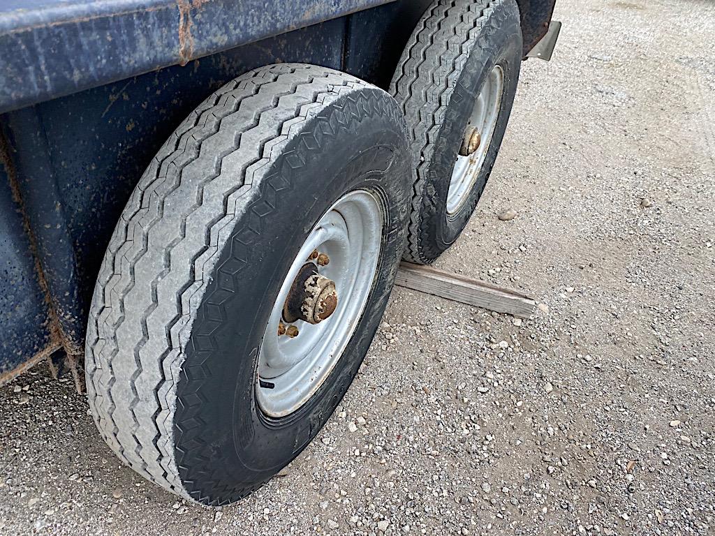 1993 6' X 16' GOOSENECK CATTLE TRAILER I-BOLT HITCH (VIN # 16GSH6C23PB046045) (I-BOLT HITCH ADAPTER