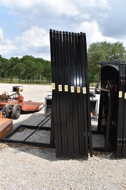 2 - 10' WROUGHT IRON GATES