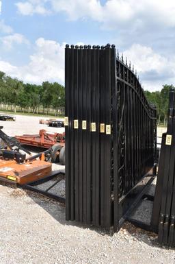 2 - 10' WROUGHT IRON GATES