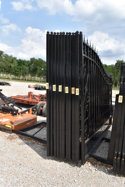2 - 10' WROUGHT IRON GATES