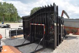 2 - 10' WROUGHT IRON GATES