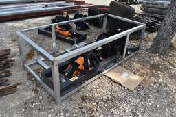 SKID STEER POSTHOLE DIGGER W/ 12" AND 18" AUGER