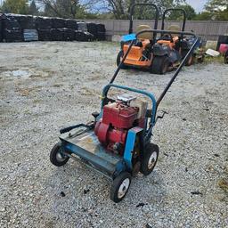 Blue Bird 20" Walk Behind Power Rake