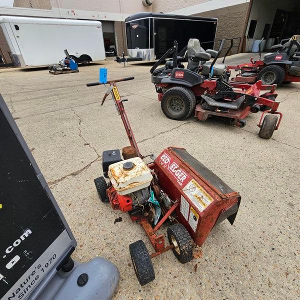 Brown Walk Behind Bed Edger
