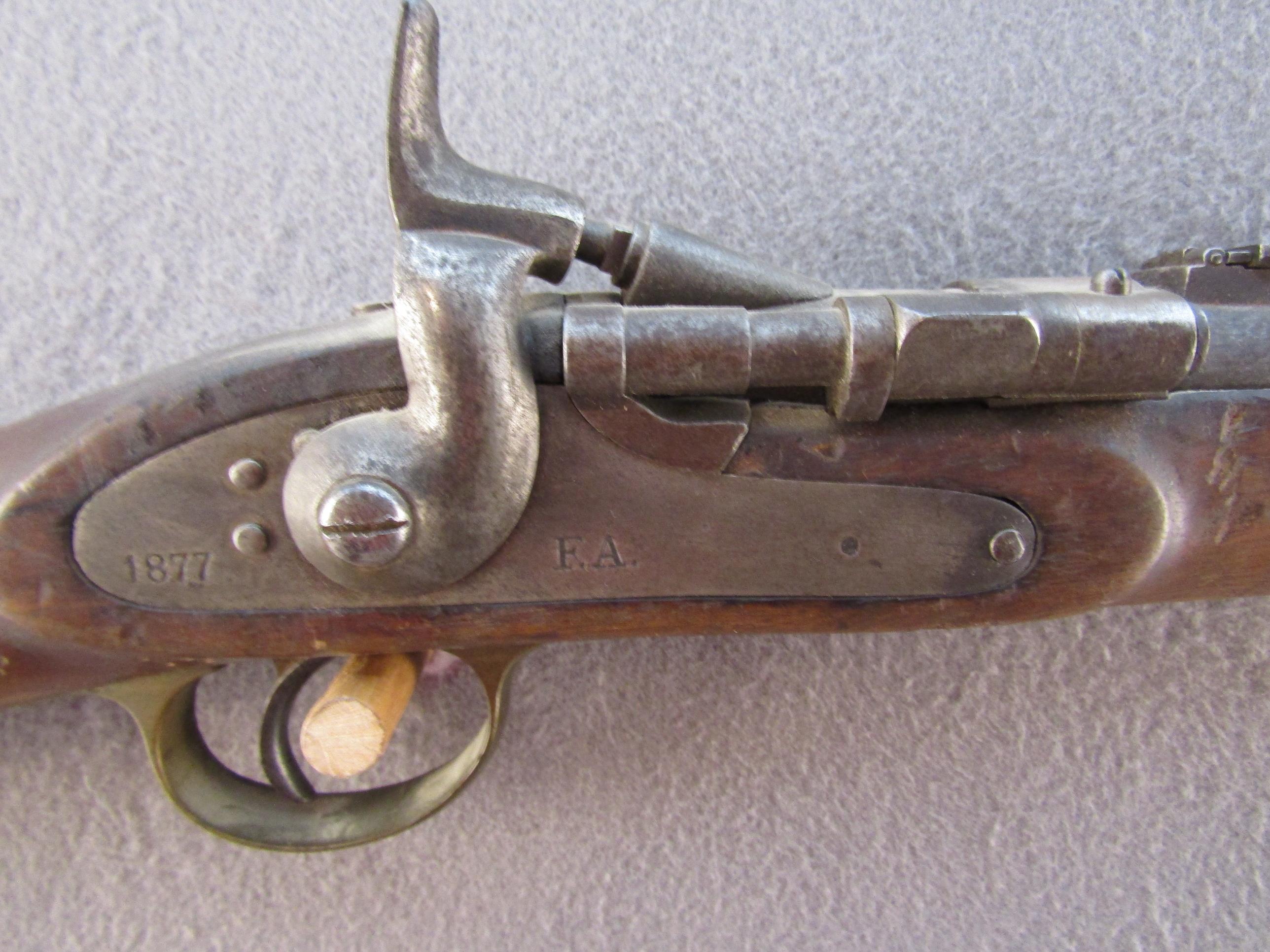 antique: BRITISH SNIDER CARBINE CONVERSION, 577 CAL, S#4107
