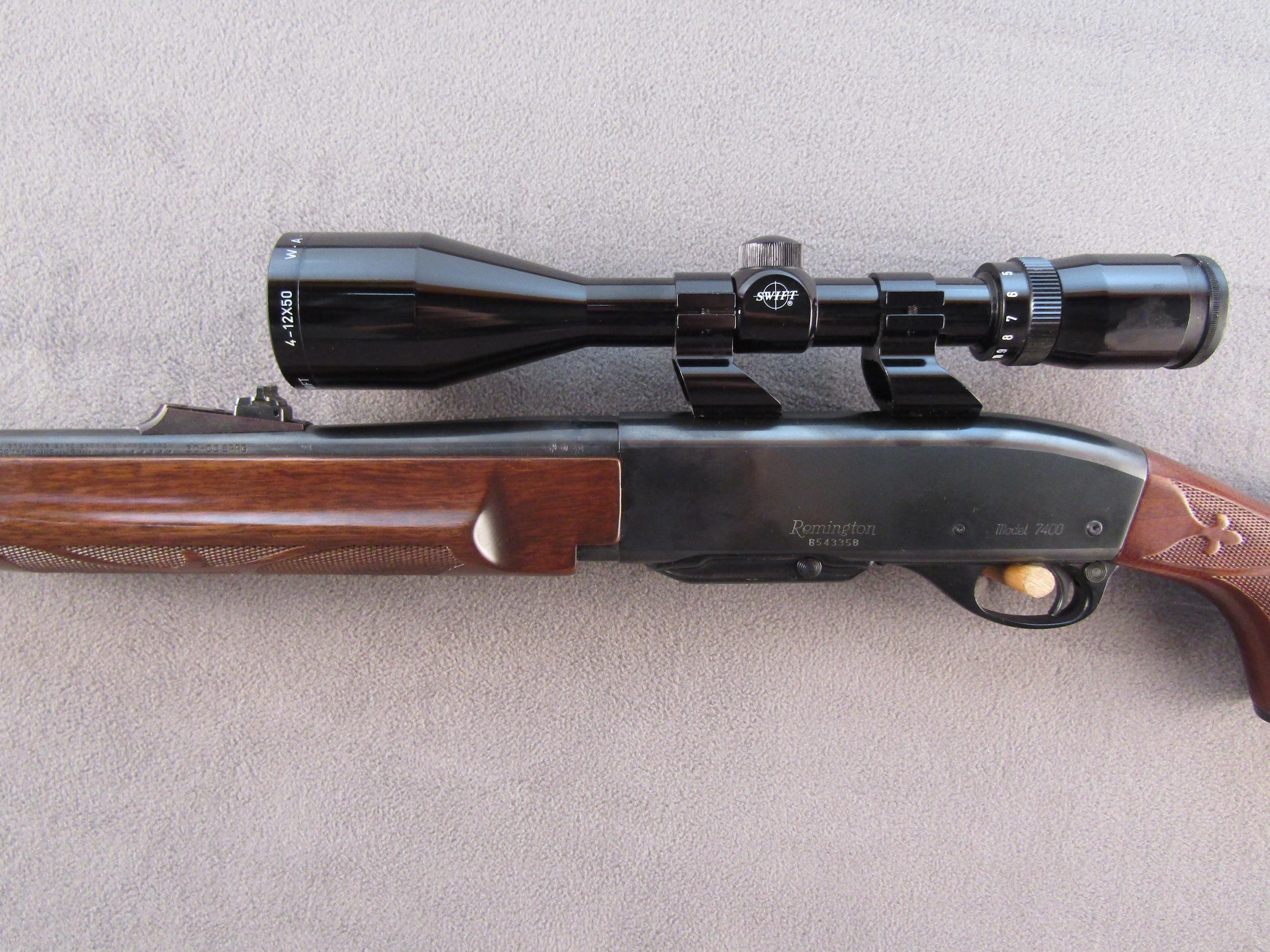 REMINGTON MODEL 7400, 30-06 SEMI AUTO RIFLE, S#8543358