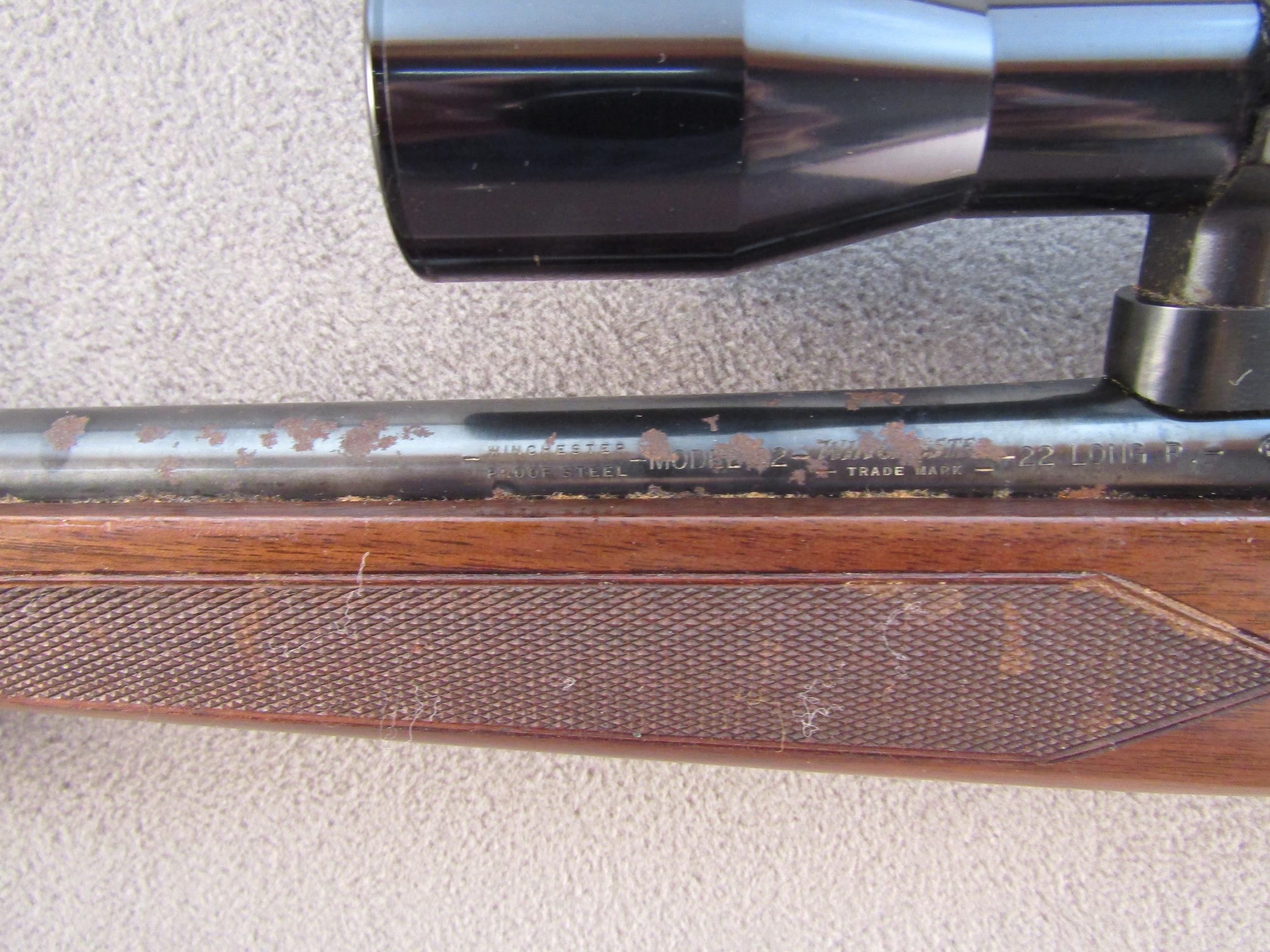 WINCHESTER MODEL 52 SPORTER, 22CAL BOLT ACTION RIFLE, S#WBS0724